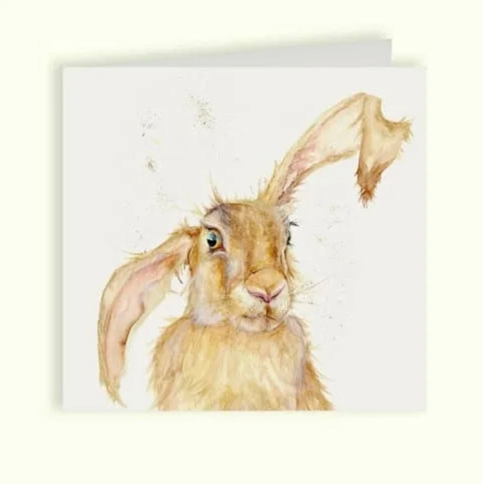 Kate of Kensington - Heads Up! Hare Greeting Card