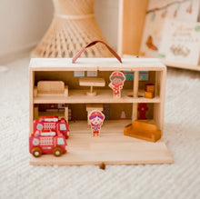 Load image into Gallery viewer, Q Toys - Portable Fire Station
