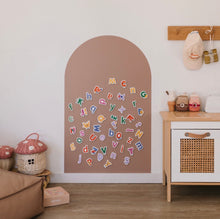 Load image into Gallery viewer, Smartypals - Magnetic Playwall™ | Magnetic Wall Decal For Kids &amp; Playrooms - CLAY

