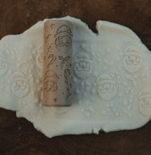 Load image into Gallery viewer, Kinfolk Pantry - Santa Christmas Roller - Pattern Playdough Roller
