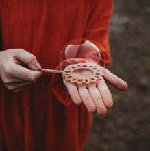 Load image into Gallery viewer, Kinfolk Pantry - Sunflower Bubble Wand - Eco Sensory Tool
