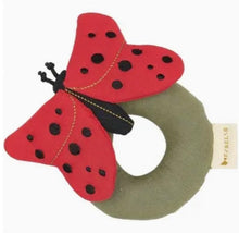 Load image into Gallery viewer, Fabelab - Rattle - Ladybug Mars Red 14 cm

