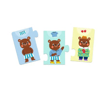 Load image into Gallery viewer, Djeco - Teddy Dresses Up Sequencing Puzzle
