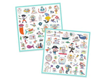 Load image into Gallery viewer, Djeco - Pirate Attack! 160 Stickers
