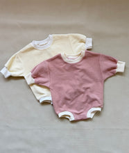 Load image into Gallery viewer, Tiny Trove - Maisie French Terry Bodysuit - Pink
