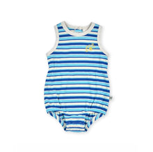 Load image into Gallery viewer, Goldie &amp; Ace - Waffle Bubble Romper Blue
