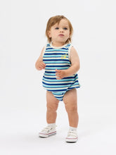 Load image into Gallery viewer, Goldie &amp; Ace - Waffle Bubble Romper Blue
