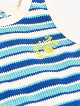 Load image into Gallery viewer, Goldie &amp; Ace - Waffle Bubble Romper Blue
