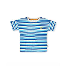Load image into Gallery viewer, Goldie &amp; Ace - Waffle Stripe T-Shirt Blue
