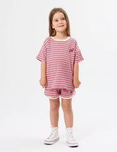 Load image into Gallery viewer, Goldie &amp; Ace - Waffle Stripe T-Shirt Pink
