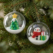 Load image into Gallery viewer, Tiger Tribe - Clay Craft - Ornament Kit - Snowman &amp; Tree
