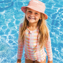 Load image into Gallery viewer, Crywolf - Long Sleeve Swimsuit - Pop Gingham
