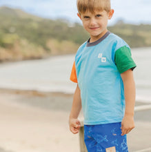 Load image into Gallery viewer, Crywolf - Sun Smart T-Shirt - Seaside Colourblock
