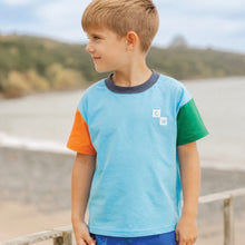 Load image into Gallery viewer, Crywolf - Sun Smart T-Shirt - Seaside Colourblock
