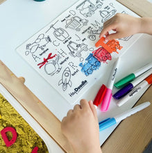 Load image into Gallery viewer, Hey Doodle - Toot Toot Honk Mini Colouring &amp; Doodle Mat
