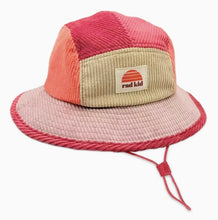 Load image into Gallery viewer, Banabae - Rad Kid 5 Panel Spliced Bucket Hat - Berry Nice - KIDS
