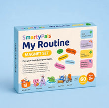 Load image into Gallery viewer, SmartyPals - Routine Magnet Set | Magnetic Routine Set For Kids
