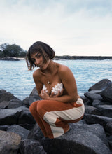 Load image into Gallery viewer, Atmosea - Après Surf Panel Pant in Rust &amp; Cream
