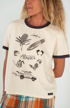 Load image into Gallery viewer, Atmosea - Yaz Artifacts Ringer Tee
