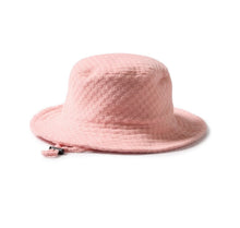 Load image into Gallery viewer, Wilson &amp; Frenchy - Petal Pink Check Organic Terry Sun Hat
