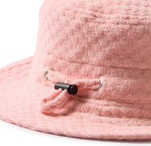 Load image into Gallery viewer, Wilson &amp; Frenchy - Petal Pink Check Organic Terry Sun Hat
