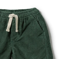 Load image into Gallery viewer, Wilson &amp; Frenchy - Moss Green Organic Cord Short
