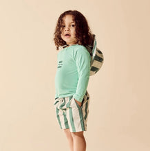 Load image into Gallery viewer, Wilson &amp; Frenchy - Lagoon Stripe Swim Board Short
