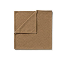 Load image into Gallery viewer, Wilson &amp; Frenchy - Ginger Snap Organic Knitted Pointelle Blanket
