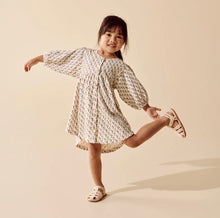 Load image into Gallery viewer, Wilson &amp; Frenchy - Little Blossom Organic Crinkle Button Dress
