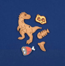 Load image into Gallery viewer, Crateit - Dinosaur Raptor Wooden Toy
