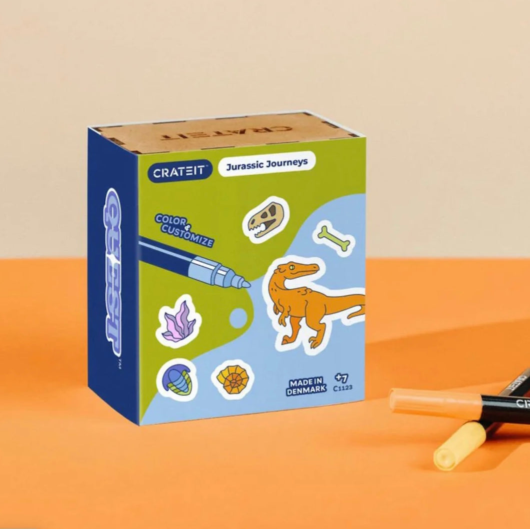 Crateit - Jurassic Journeys Wooden Toy