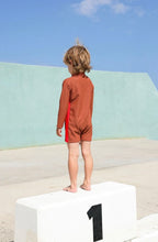Load image into Gallery viewer, Grown - Zip LS Swim Suit - Teddy
