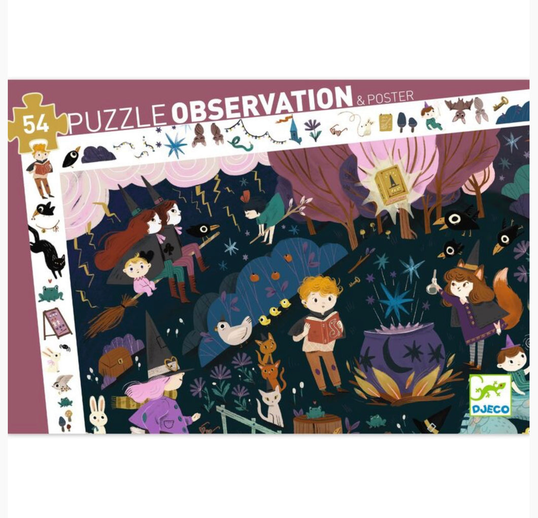 Djeco - Sorcerers Apprentices 54pc Observation Puzzle