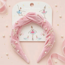 Load image into Gallery viewer, Lauren Hinkley - Ballerina Pink Velvet Headband

