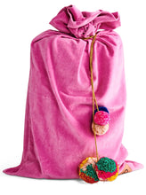 Load image into Gallery viewer, Kip &amp; Co - Rose Cotton Velvet Santa Sack
