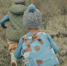 Load image into Gallery viewer, CryWolf - Pom Pom Beanie Blue Speckle
