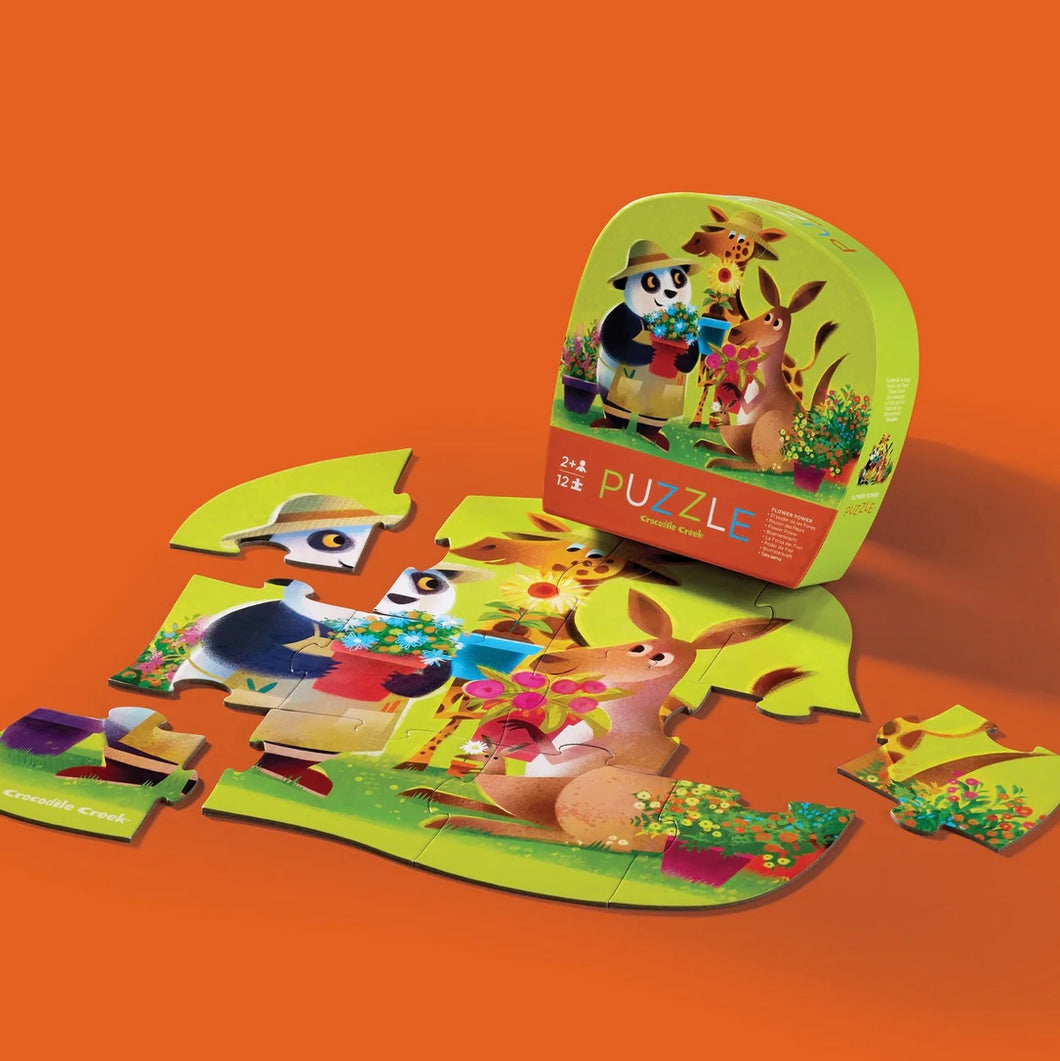 Crocodile Creek - Mini Puzzle 12 pc - Flower Power