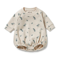 Load image into Gallery viewer, Wilson &amp; Frenchy - Little Olive - Organic Waffle Bodysuit
