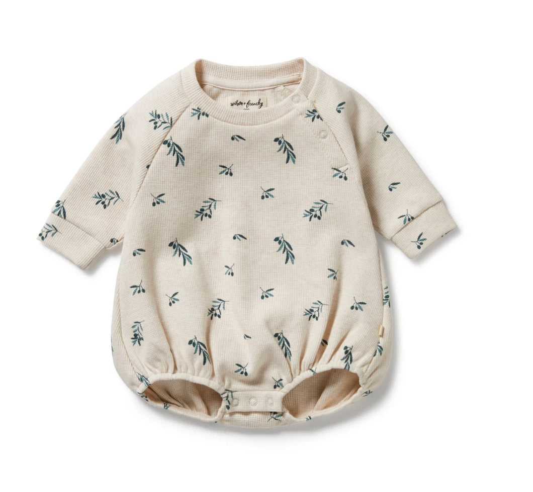 Wilson & Frenchy - Little Olive - Organic Waffle Bodysuit