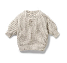 Load image into Gallery viewer, Wilson &amp; Frenchy - Organic Knitted Jumper - Cookie and Cream
