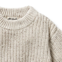 Load image into Gallery viewer, Wilson &amp; Frenchy - Organic Knitted Jumper - Cookie and Cream
