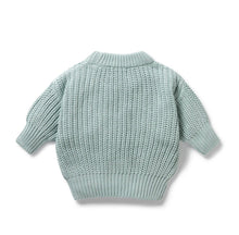 Load image into Gallery viewer, Wilson &amp; Frenchy - Duck Egg Organic Knitted Jumper
