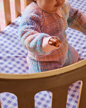 Load image into Gallery viewer, Kip &amp; Co - Pastel Dreams Tartan Sherpa Long Sleeve Romper
