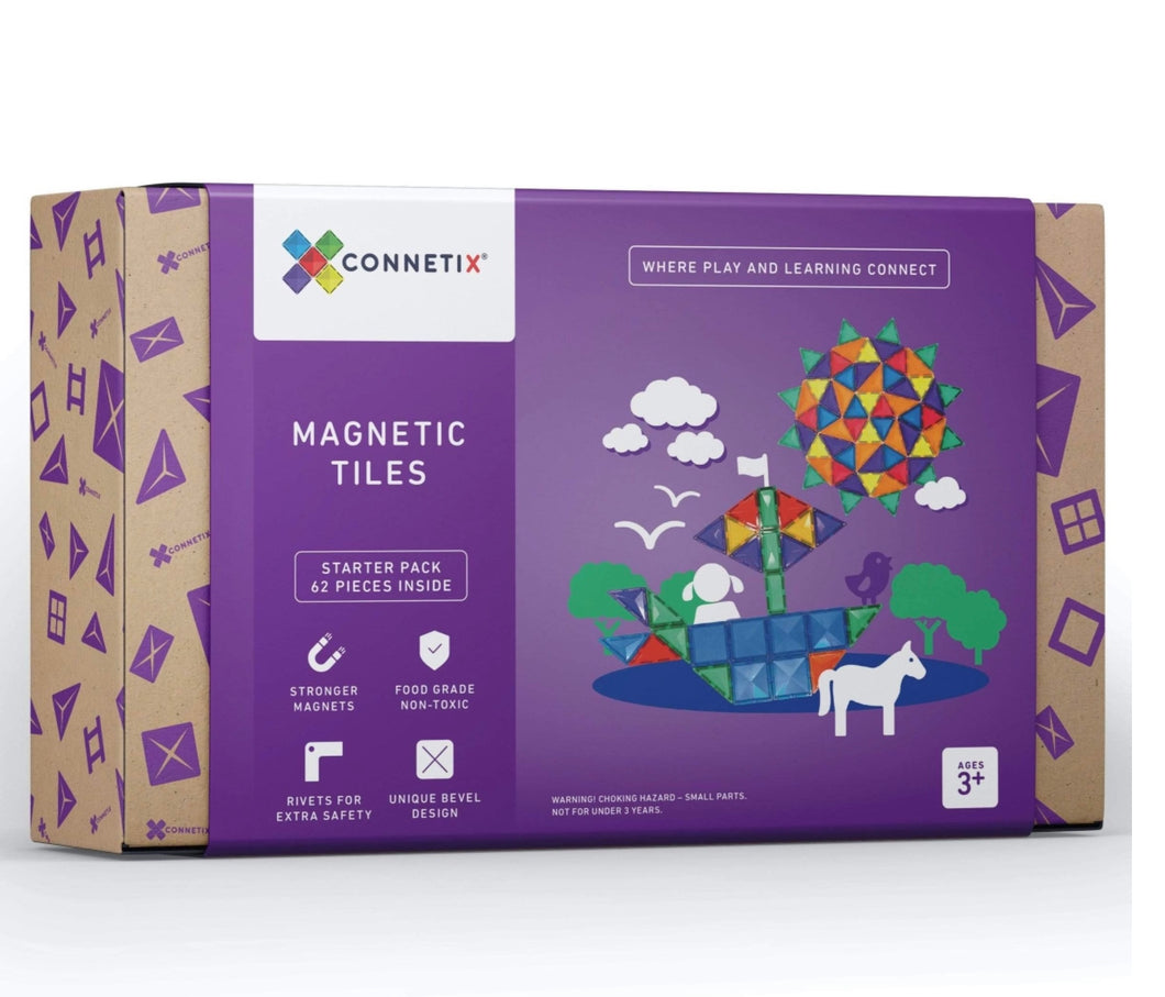 Connetix Tiles - 60 Piece Starter Pack