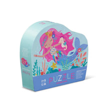 Load image into Gallery viewer, Crocodile Creek - Mermaid Dreams Mini Puzzle 12 pc

