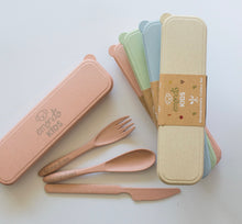 Load image into Gallery viewer, Emondo Kids Eco Cutlery Set
