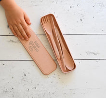 Load image into Gallery viewer, Emondo Kids Eco Cutlery Set
