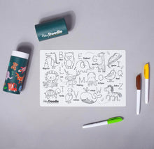 Load image into Gallery viewer, Hey Doodle - Reusable Marker MINI Placemats
